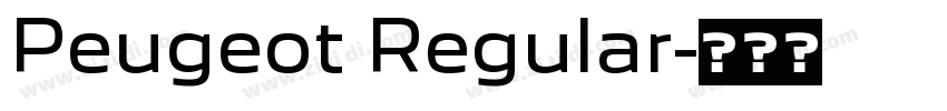 Peugeot Regular字体转换 Peugeot Regular字体转换